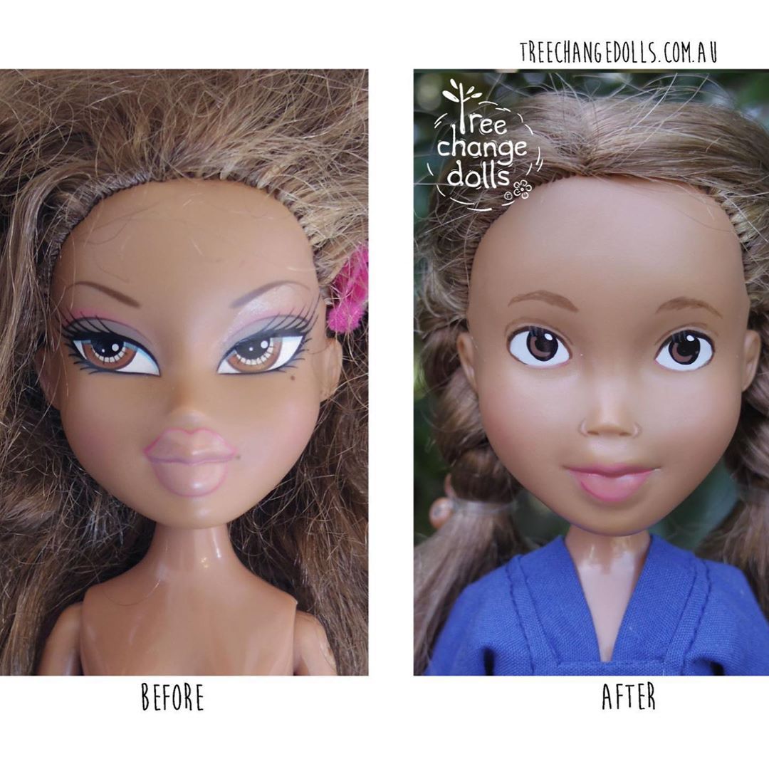 tree change dolls before and after