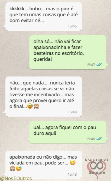 contonochat:CONVERSA DE MARIDO E MULHER IIIFinalmente a esposa...