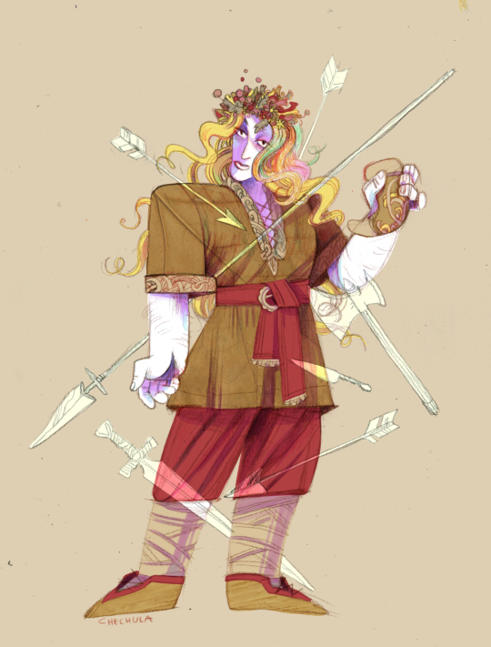 Baldr for this month Character design challenge themed “Norse gods” ♥
