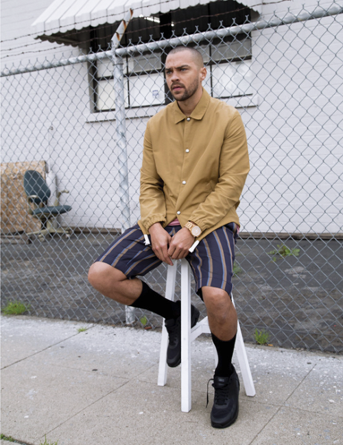 tessathompsson:Jesse Williams photographed by Dan Regan