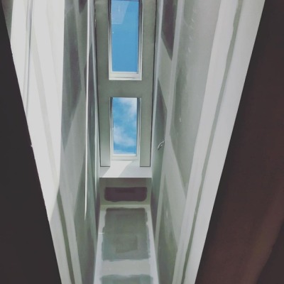 What better way to brighten up any space then adding not 1 but 2 operable @veluxaustralia skylights π wait till you see these stairsπ β’