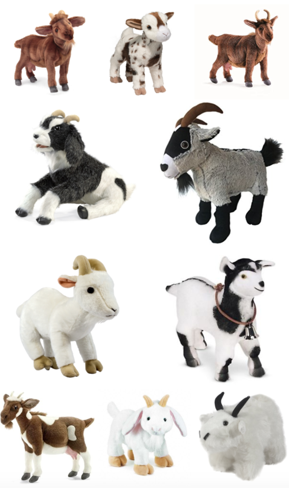 goat plushie