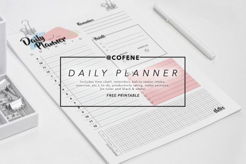 cofene:vix @cofene​’s daily planner printables brand new baby...