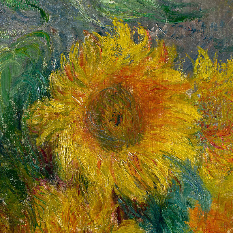 Claude Monet Bouquet Of Sunflowers