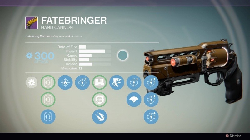 Fatebringer Legendary Hand Cannon