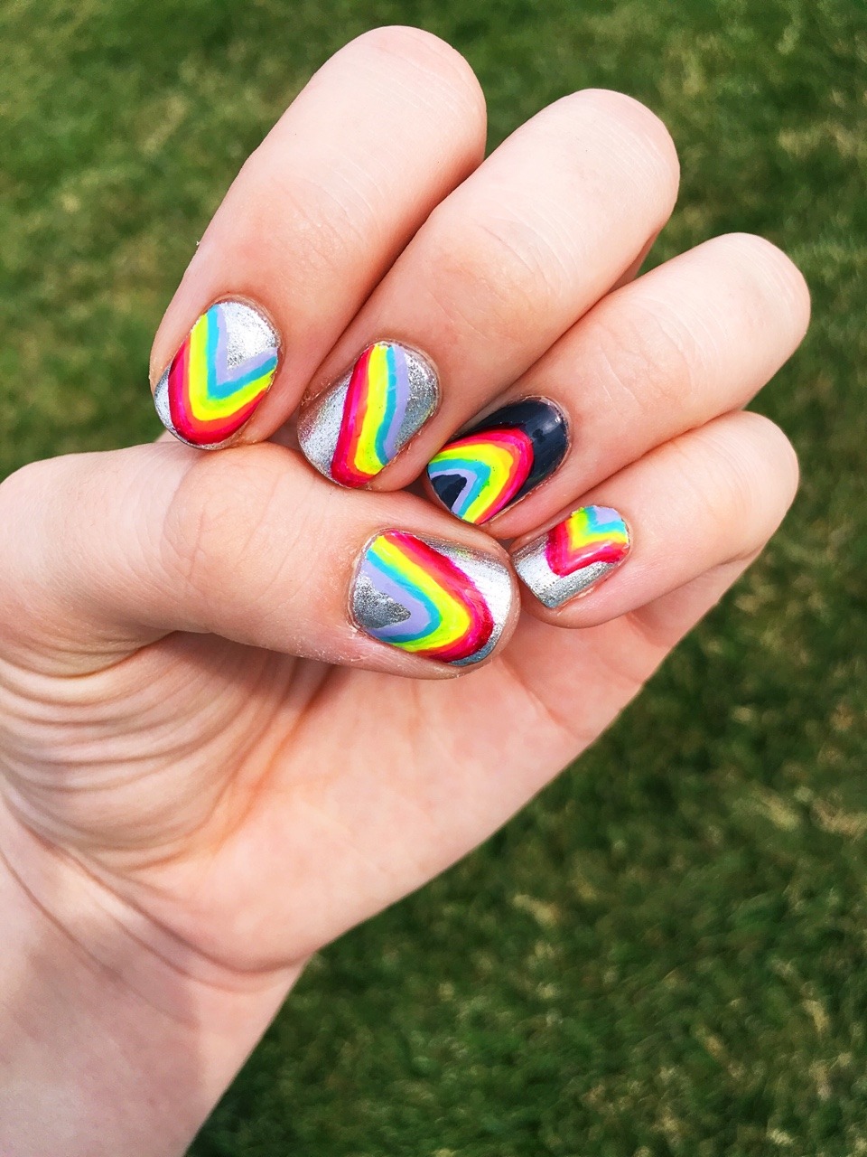 Kate D. Nail Art — Pride nails June 2017 Inspired by...