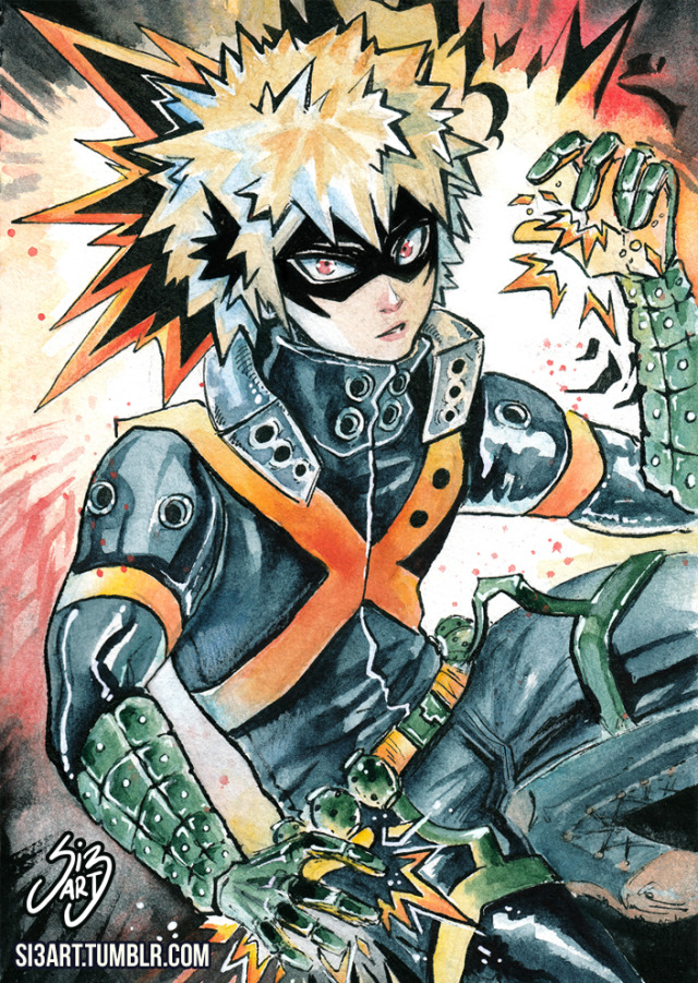 bakugou hero costume winter