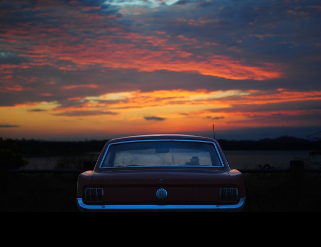 Ford Mustangs | with-grace-and-guts: 500px / Sunset by Vicente...