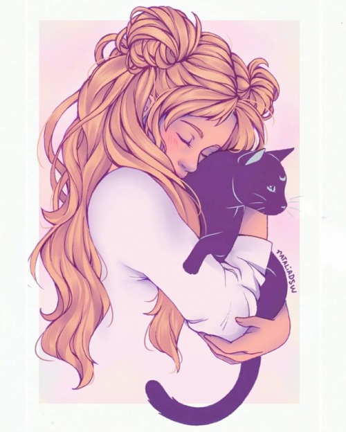 sailor moon luna usagi tsukino anime