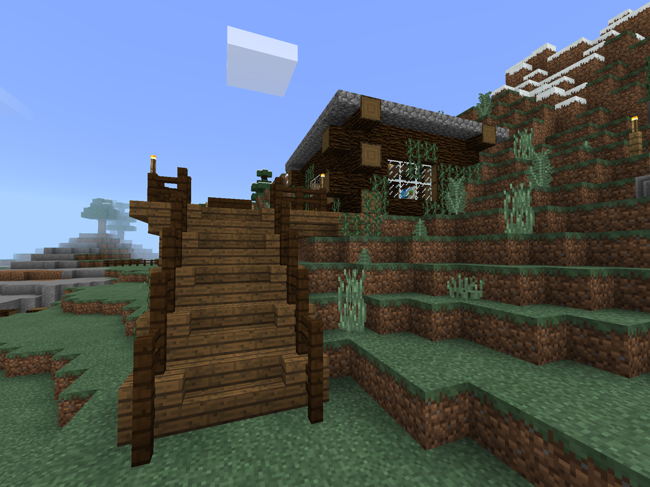 Log Cabins In Minecraft