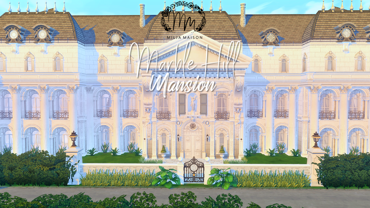 Lana Cc Finds Miljamaison Marble Hill Mansion Lot Type