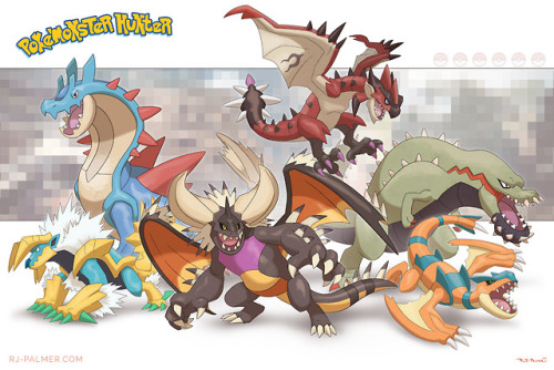 grimchild:The gang’s all here now. So I’ve drawn Pokemon in...