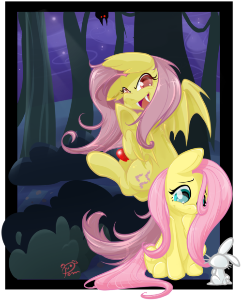 mlpfim-fanart:Flutterhiss by Pomnoi