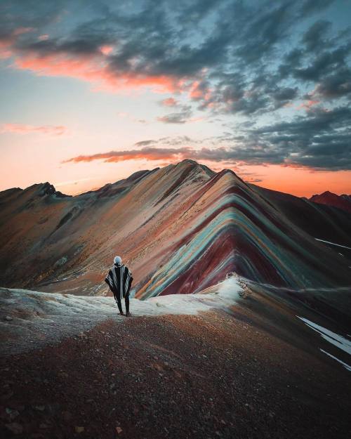 earth:Rainbow Mountain in Cusco, Peru. @