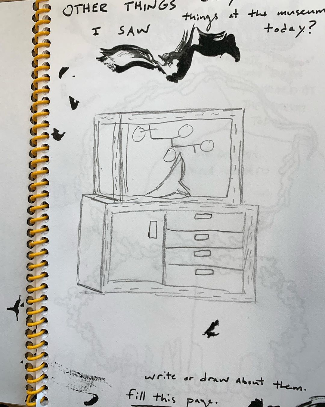 5th grader drew this today @mcachicago
