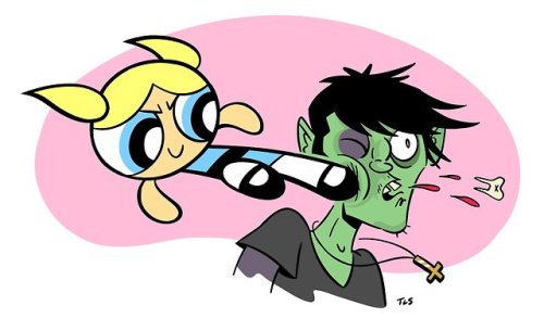 gorillaz the powerpuff girls bubbles freemurdoc powerpuff murdoc the now now
