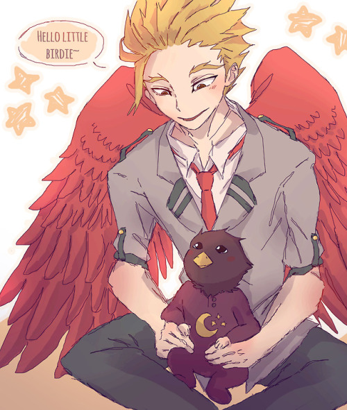 kannra21:Hawks was never really a baby person but when he met a...