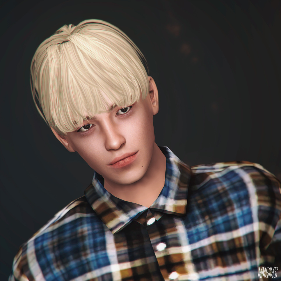 S4cc Mmsims Am Hair 07 Night Night Sims Hair Sims 4 H