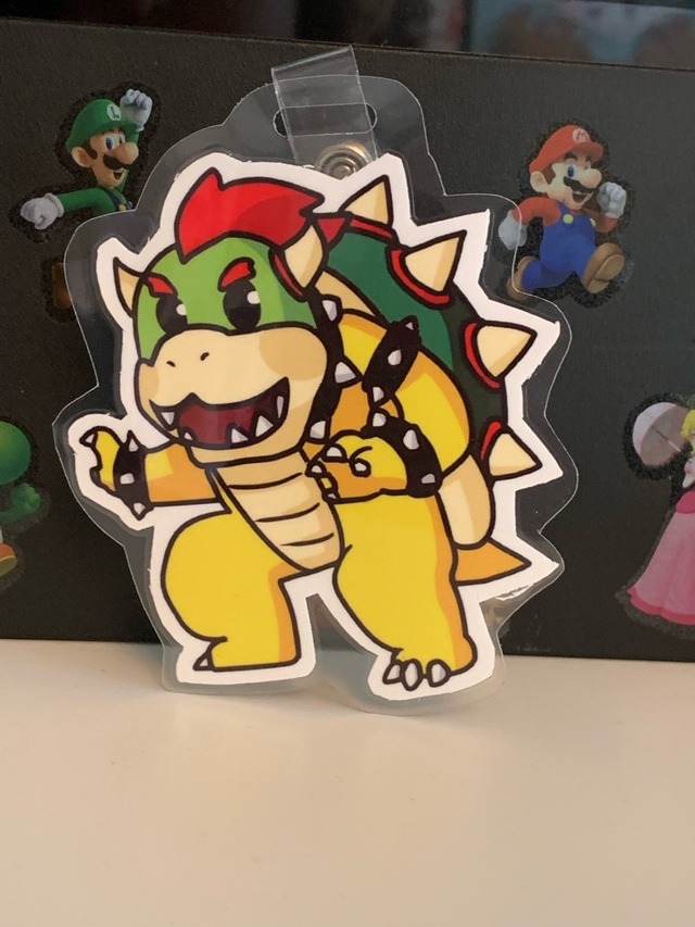 Bowser Collector — Fan merch Friday! This is a Bowser badge that I...