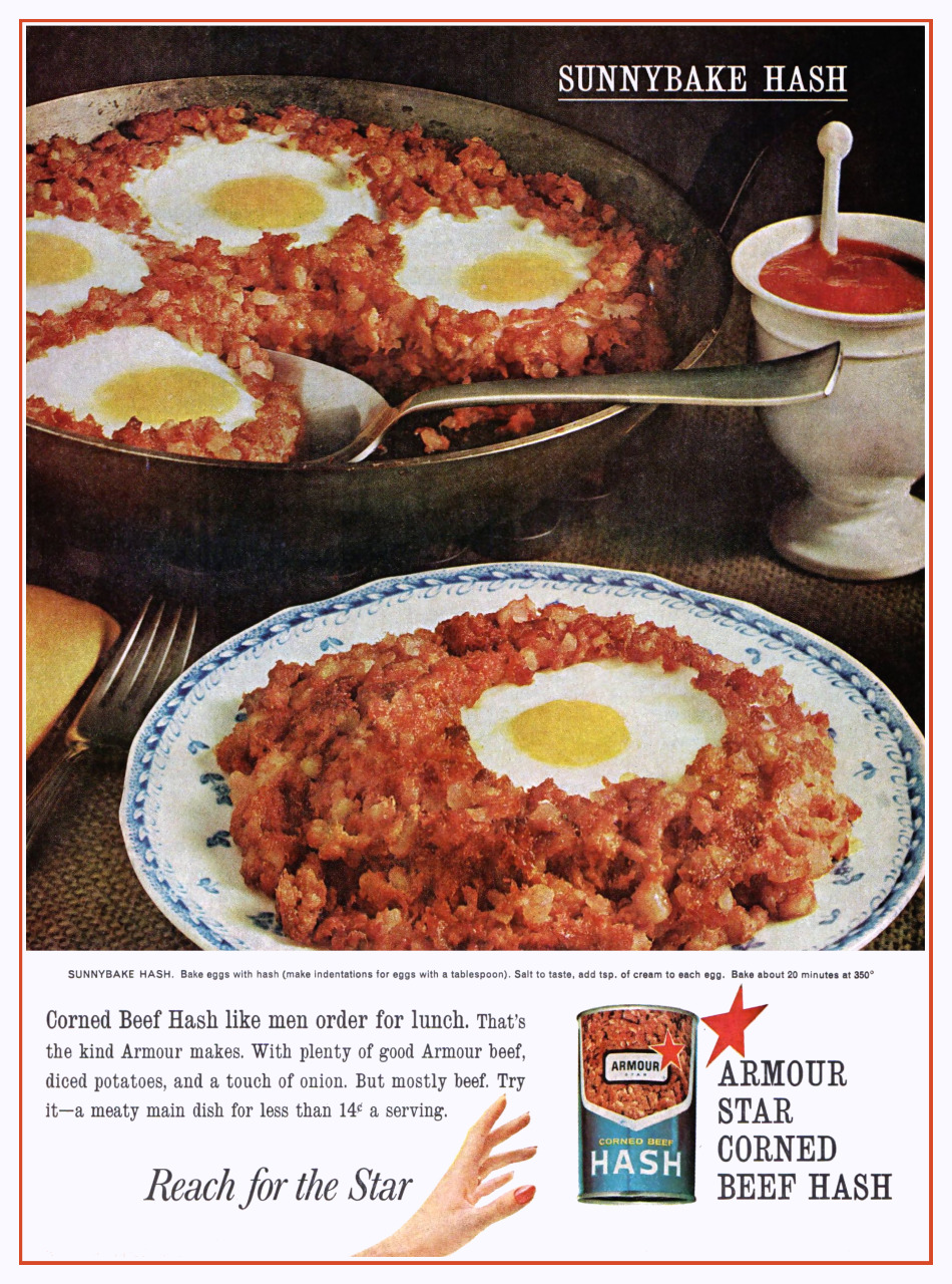 Armour Star Corned Beef Hash - 1962
