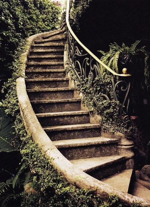 garden stairway