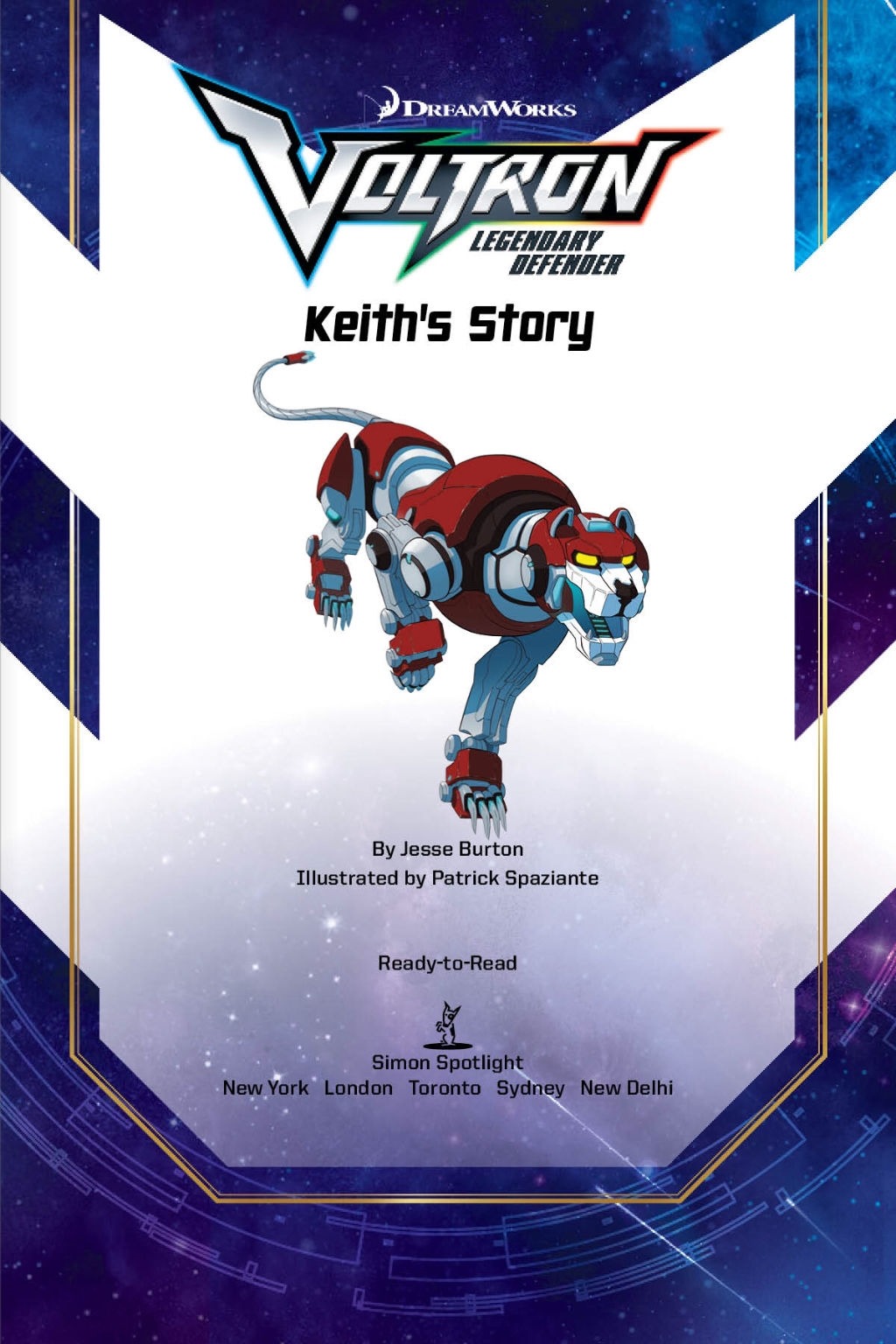 Source. iBooks preview pages for Keith’s Story, a <b>Voltron</b> ready-to-read nov...