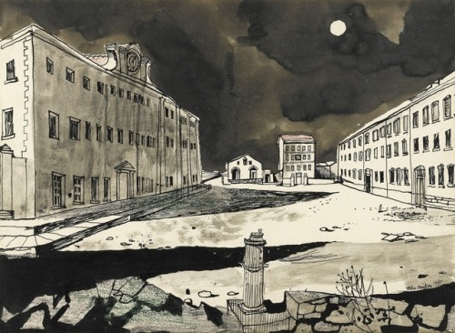 thunderstruck9:John Minton (British, 1917-1957), Deserted...