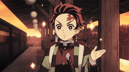 tanjirou with a so who’s bad with kids because... - Love is stored in