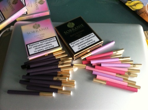 pink cigarettes on Tumblr