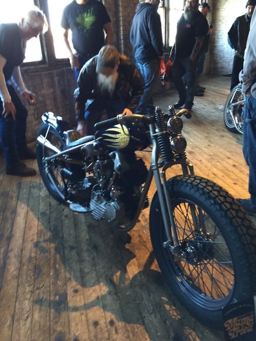 battleax-leathers:This was a Very Cool Knucklehead. Mama Tried...