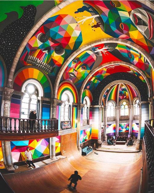 artmaniacsblog:A 100-Year-old Church Transformed Into A Skate...