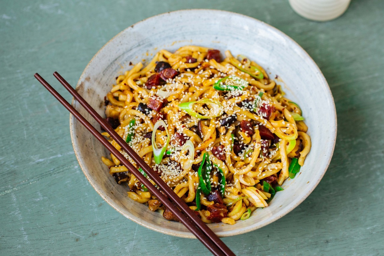 Yummy In My Tumbly | Dry Spicy Udon Noodles