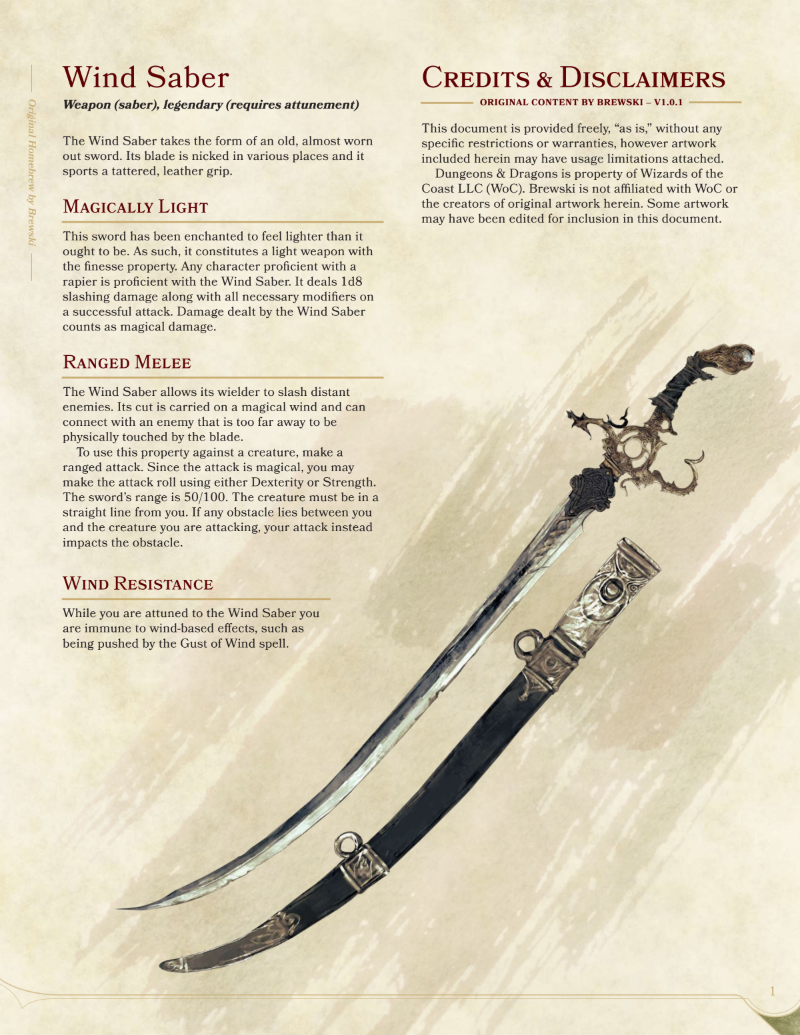 magic weapon that lets you teleport 5e