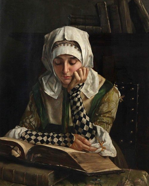 carminagf: “Jeune femme lisant. Willem Geets ”