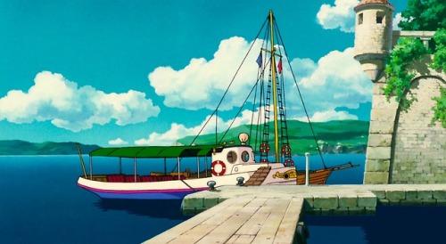 ghibli-collector:The Hotel Adriano -  Porco Rosso - Dir. Hayao...