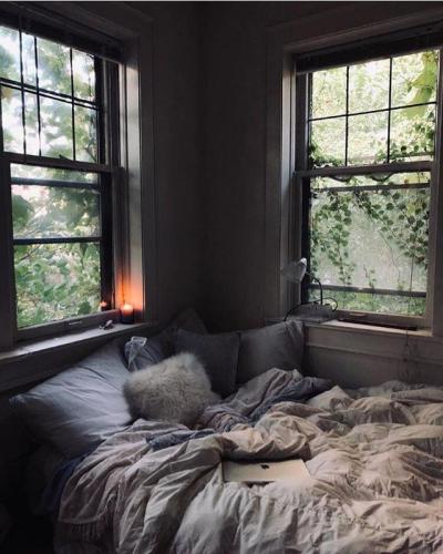 Cozy bedroom corner