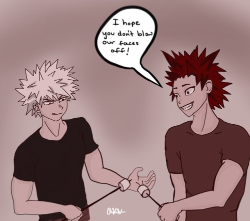 mytodomomoheart:i-draw-stuff-occasionally:Bakugou puts the...