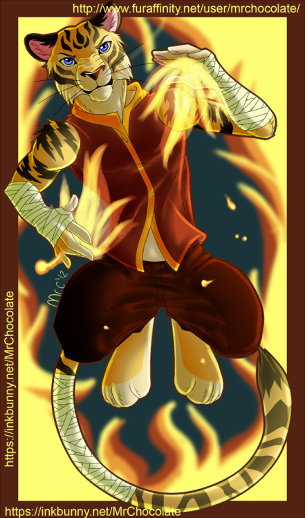 tiger tiger furry firebender Atish persian tiger queue of the neverending foxes