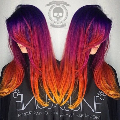 Sunset Hair Tumblr