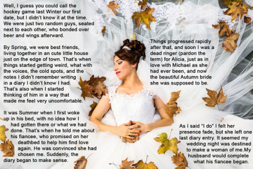 #TGCaption - An Autumn Bride (#feminization #romance...