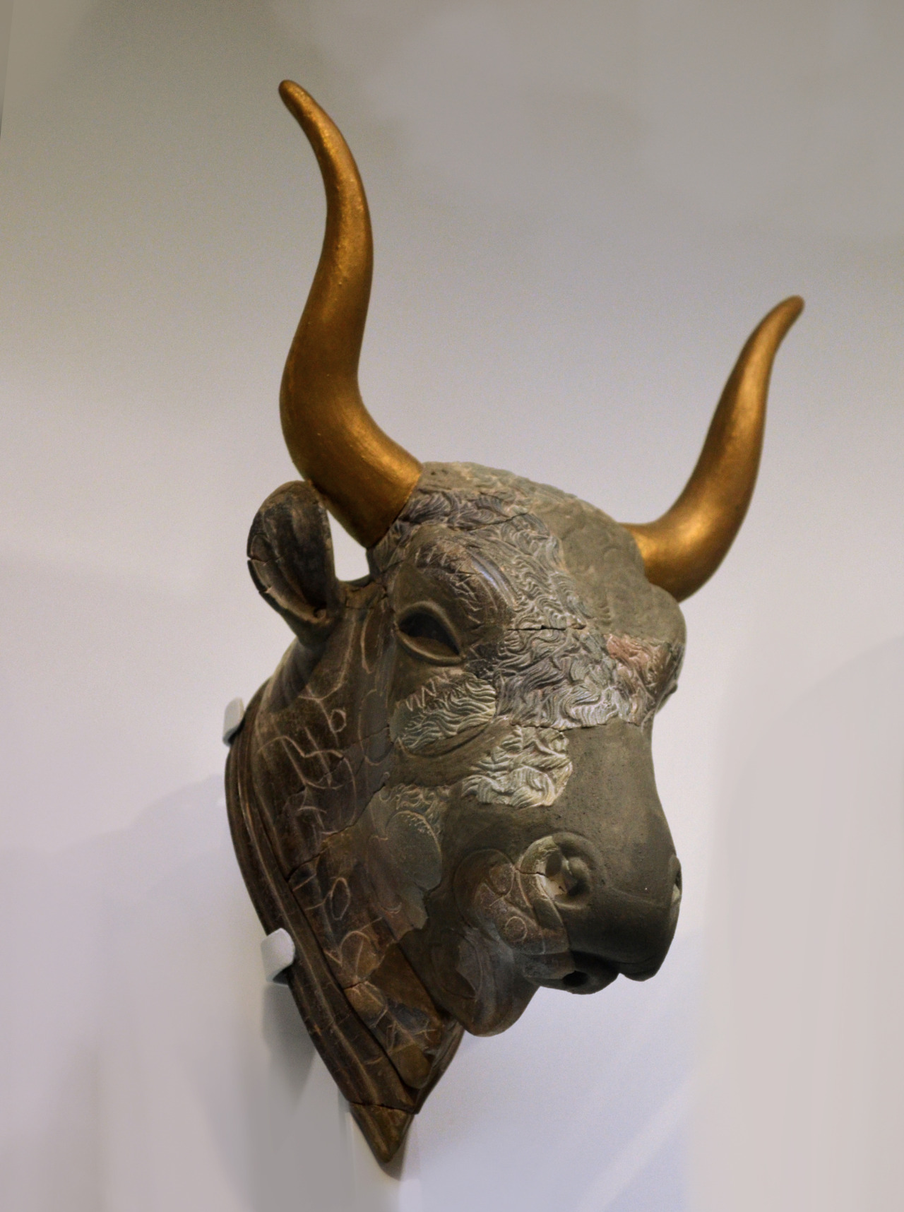 Museums of Greece — Archaeological Museum of Heraklion: Stone bull’s...