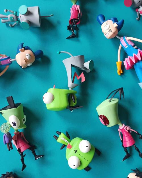 fortheloveoftoys:#invaderzim #toys #collection #zim #gir