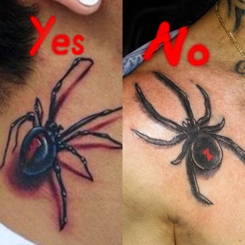 spider tattoo on Tumblr