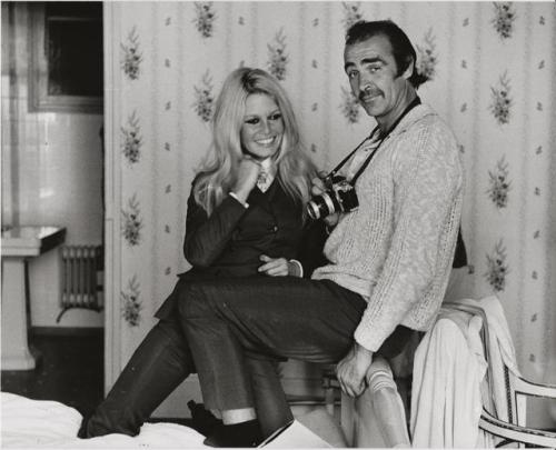 twixnmix:Sean Connery and Brigitte Bardot meet for the first...