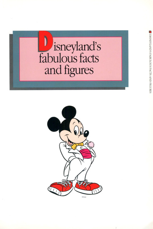 gameraboy:1990 Disneyland story booklet for the 35th anniversary...