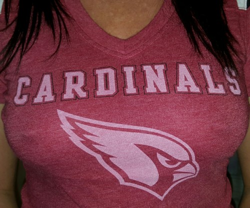 sandyc4fun:Switched to my AZ Cardinals gearWoooohooooo !!!!!...