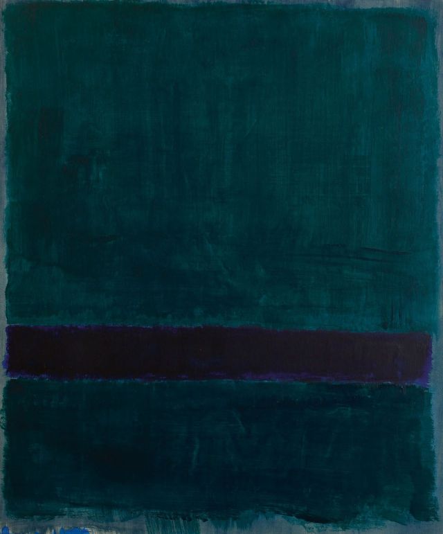 Daily Rothko : Mark Rothko, Untitled (Green, Blue, Green), 1969...