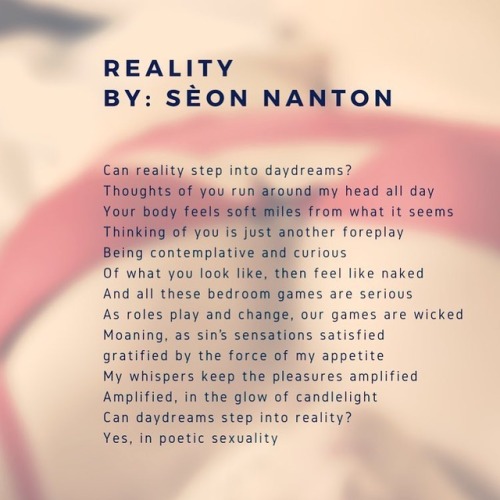 Here is a #poem called #Reality especially when you want to...