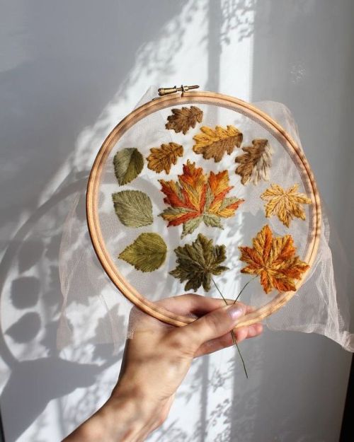 lesstalkmoreillustration:Krista Decor(via Embroidery Artist...