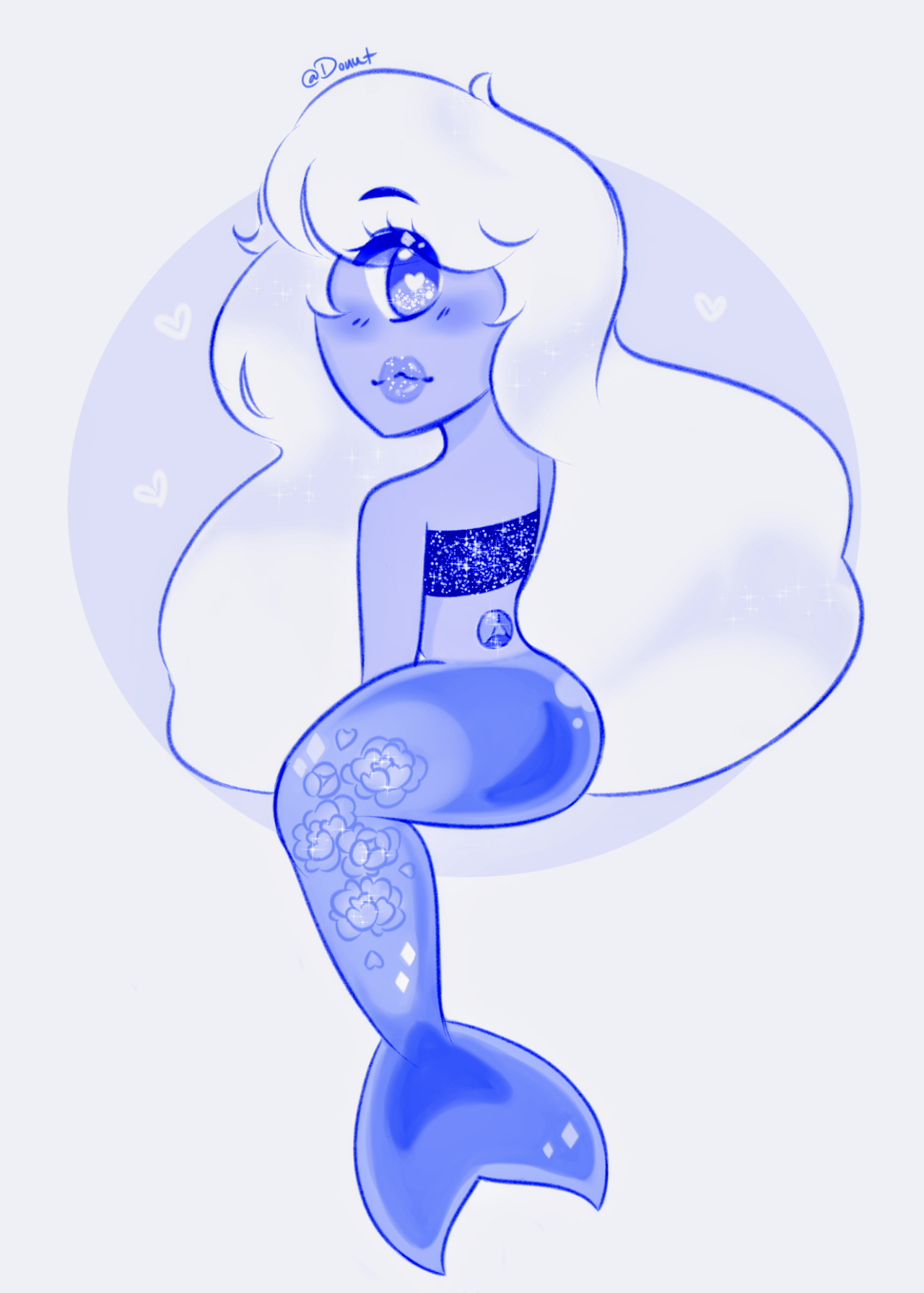 My Sapphire 💙 
She's a gem of the sea and loves the water, she prefers to be in it rather then on land.